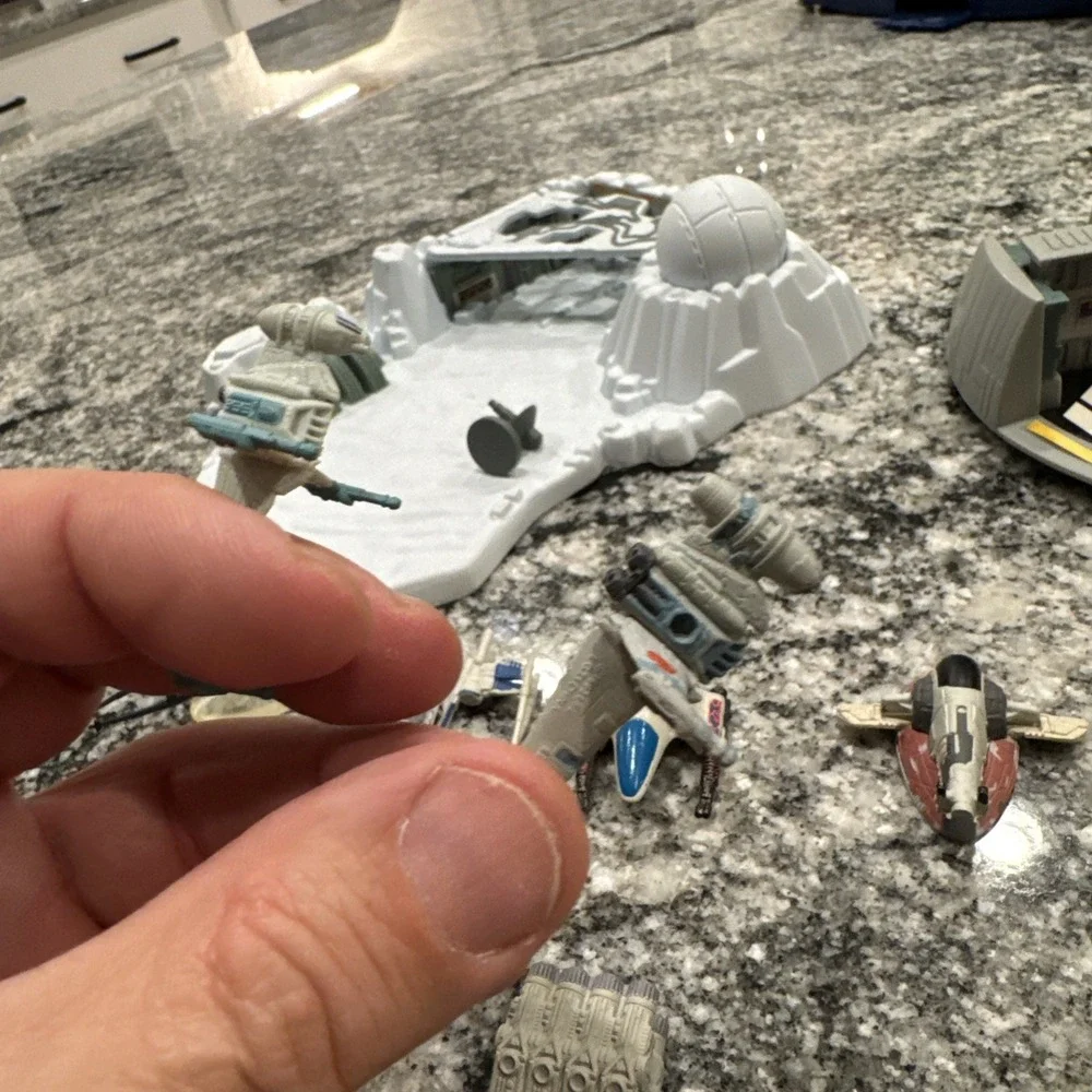 Galoob Star Wars Micro Machines The Death Star Playset 1994 Ice Planet W/ Extras